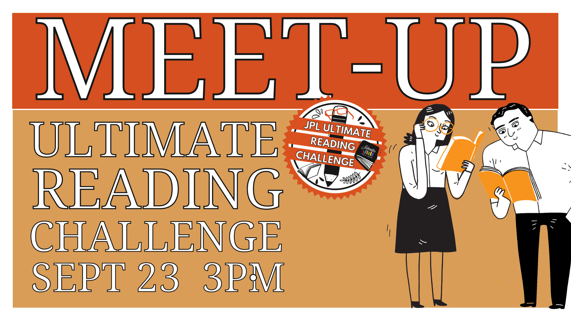 Ultimate Reading Challenge Meet Up Party September 23rd 3pm