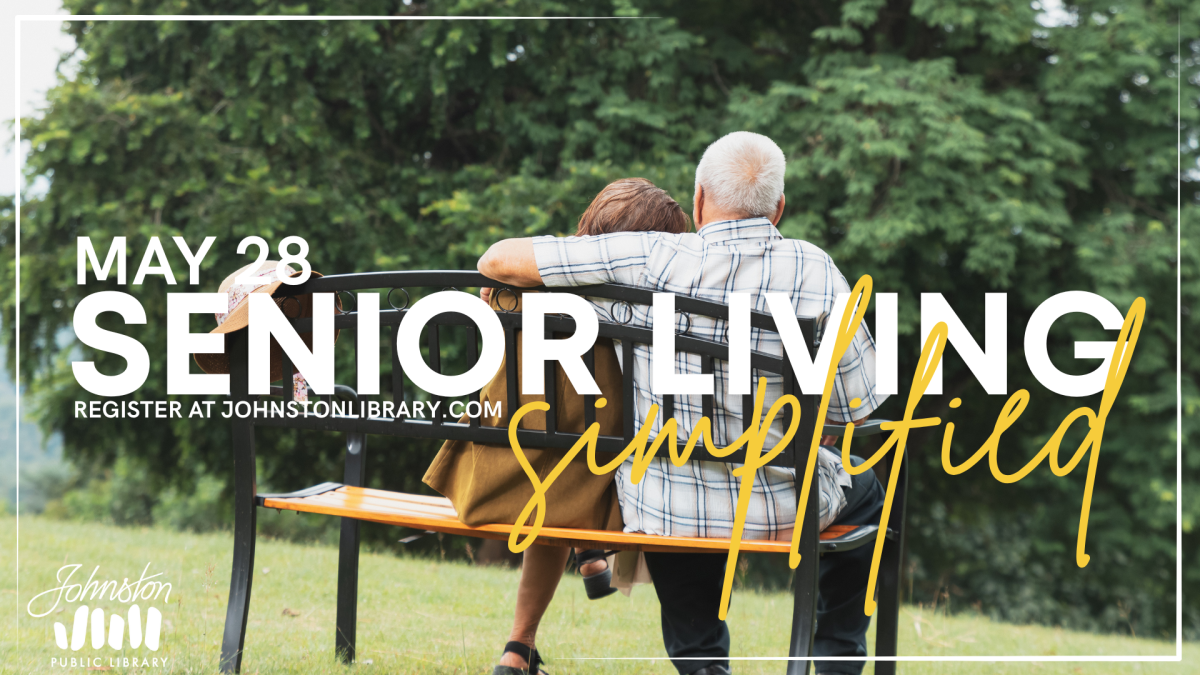 senior living simplified 2 senior citizens sitting on a bench